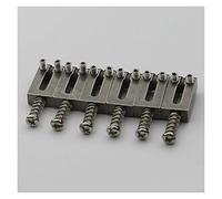 Código De Puente De Guitarra Eléctrica Código De Presión De Cuerda De Guitarra Eléctrica Single Rock Small Double Rock Sillín De Acero Inoxidable Reemplazo piezas puente