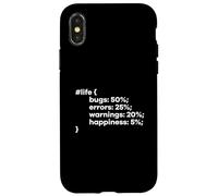 Código de Vida del Programador Divertido para programadores Coder Carcasa para iPhone X/XS
