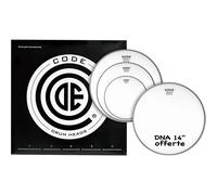 Código Drumheads TPDNACTDF - Pack de pieles de 10", 12", 14" DNA arenada Fusion + DNA lijada 14 pulgadas