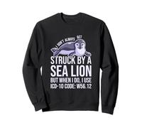 Código ICD-10 W56.12 Humor Codificación médica Médicos Codificador de Salud Sudadera