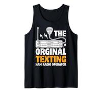 Código Morse - El operador de radio de jamón de mensajes de texto original Camiseta sin Mangas