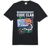 Código neurodivergente Codificación de Clanes Aut Brain Computer Interface Comfort Colors Adult Heavyweight T-Shirt