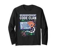 Código neurodivergente Codificación de Clanes Aut Brain Computer Interface Manga Larga