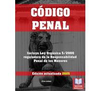 CÓDIGO PENAL (Con notas). Incluye Ley Orgánica 5/2000 reguladora de la Responsabilidad Penal de los Menores. Edición actualizada.: Formato 8,5”x11”