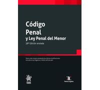 Código penal y ley penal del menor 38ª Edición anotada (Textos legales)