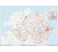 Código postal Mapa de sectores - (S14) - Irlanda del Norte - Mapa de pared