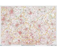 Código postal Mapa de sectores - (S7) - East Midlands - Mapa de pared