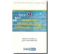 Codigo Profesional Familia Matrimonio Uniones De Hecho Separacion Y Di