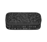 Código Programador Negro Negro, Estuche para lápices, Estuche para lápices Estuche para lápices de Gran Capacidad Estuche para cosméticos