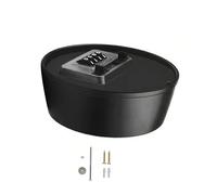 Códigos secretos circulares montados en la pared, caja de almacenamiento segura para el hogar, caja de almacenamiento redonda pequeña para contraseñas, montaje en pared, códigos secretos circulares