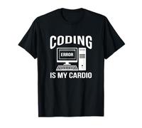 Coding Is My Cardio IT - Códigos informáticos para Ordenador Camiseta