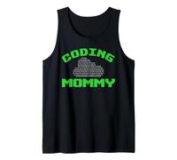 Coding Mommy - Programador de código binario para mamá Camiseta sin Mangas
