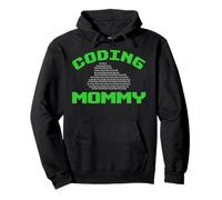 Coding Mommy - Programador de código binario para mamá Sudadera con Capucha