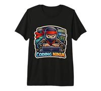 Coding Ninja Funny Coder Programador Ingeniero Informático Diversión Camiseta Premium