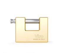 Codiven 11430032 - Candado laton viro rectangular 75 mm arco 27 mm