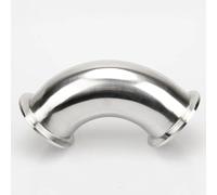 codo, 1 Uds 3/4 "1 u201d2 u201d 19mm-63mm tubo OD sanitario Tri abrazadera virola codo de 90 grados, accesorio tubería casera acero inoxidable 304(63mm x ferrule 77.5)