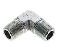 codo de 90º de acero galvanizado de 1/2'' NPT macho 225 Bar - Hidráulico