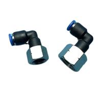 Codo de 90 grados, 1/8 "-1/2", hembra, 4, 6, 8, 10, 12mm, tubo latón neumático, conector conexión aire, liberación rápida(NPT,12mm,3/8")