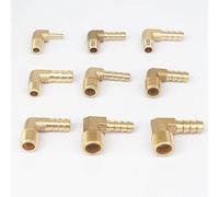 Codo de 90 Grados, Codo de latón, 1/8 1/4 3/8 NPT Hilo Masculino X 3/16 5/16hose Barb Elbow Brass Actiture, Tipo 7 (Color: Tipo 8)