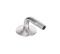 Codo de 90 grados con casquillo, acero inoxidable SS304, racor de manguera con espiga, for fabricantes de maquinaria, racores de conexión rápida.(38mmx Ferrule 50.5)