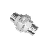 Codo de 90 grados, rosca BSP, SS304, conector hembra for tubería - Conector de unión viva duradero (1 pieza)(Black,3/4in)
