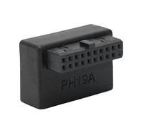 Codo de 90 Grados USB 3.0 20 Pines/19 Pines Adaptador de Extensión Macho a Hembra para Placa Base, ángulo de 90 Grados hacia Arriba Y Abajo, Compatible con ASUS, para Intel, para DELL,(Escribe un)