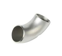 Codo De Acero Inoxidable Curvado Codo de radio largo 90 sin costura, tubo codo soldadura a tope acero inoxidable 304(OD 32X4mm)