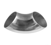 Codo de acero inoxidable de 90 grados con un radio de flexión de 1 5D (63 mm)