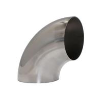 Codo De Acero Inoxidable De 90 Grados, OD 16 Mm 19 22 25 35 38 42 48 51 Mm Instalación De Tubería De Soldadura Sanitaria Tubería Soldada, 1 Pieza (Color : 45MM-1.5MM)