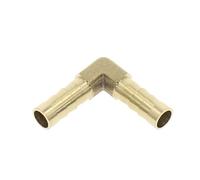 Codo de acoplamiento for manguera de latón, con púa reductora de igual diámetro interior de 4 mm a 16 mm, adaptador de conector de cobre con púas(4mm)