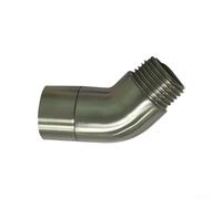 Codo de cabezal de ducha, codo de ducha de mano G1/2, ángulo de 135°, rosca externa interna, adaptador de conector de latón para ducha de baño