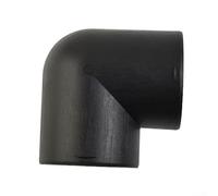 Codo de conducto de aire de coche en forma de L de 75 mm para calentadores de estacionamiento Webasto y aire - Tubo de salida de ventilación de plástico