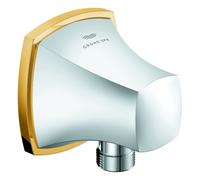 Codo de conexión a la pared Grohe Grandera, 26897IG0, Color: Cromo / Oro