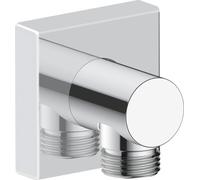 Codo de conexión a pared Duravit, roseta cuadrada, 55x80mm, UV0630011010, Color: cromado