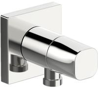 Codo de conexión a pared HANSA, angular, 75x75 mm, cromado, 51570162