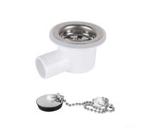 Codo de drenaje de fregadero RV hecho a mano ABS con camino de drenaje recto y manguera de 2 metros para un funcionamiento suave de drenaje (curva)