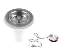 Codo de drenaje para fregadero RV con codo ABS diseñado y camino de drenaje recto diseñado para funcionar con sistema de manguera de 2 metros (recto)