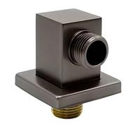 Codo de ducha de acero con diseño típico G1 / 2 hilos ocultos de montaje en pared accesorios para un baño suave y codo de motor de búsqueda
