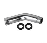 Codo de ducha de acero inoxidable de 135 grados para sistemas de ducha de mano y superiores, diseño resistente a la entrada G1/2 (M)