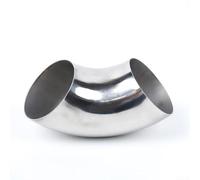 Codo de escape multiusos de acero inoxidable de 90 grados, curva de radio apretado, (45 mm)