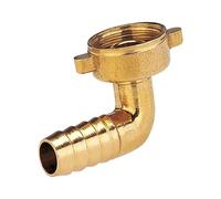 Codo de latón GARDENA: codo de latón con rosca de 26.5 mm (G 3/4 "), para manguera de 13 mm (1/2"), para un fácil cambio de dirección (7286-20)