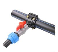 Codo de polipropileno de 90 grados para tuberías de polietileno con rosca hembra, adecuado para agua potable y tuberías de riego (20 mm x 3/4 pulgadas)