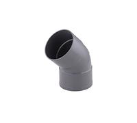 Codo de PVC 45° Hembra-Hembra Ø125 mm | Desvío Suave para Tuberías de Gran Diámetro | Conexión Estanca y Robusta | Fácil Instalación | NOYON & THIEBAULT