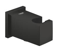 Codo de salida GROHE Euphoria Cube con soporte mural, rosca de conexión de 1/2", válvula antirretorno, acabado Matt Black, 263702430.