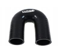 Codo de silicona 180 grados negro 70 mm E-2344 rendimiento de desarrollo manguera de silicona radiador de silicona