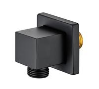 Codo de suministro de pared de latón macizo, salida de codo montado en la pared G1/2 pulgadas para ducha de mano, salida de agua de unión de 1/2 pulgada para montaje de manguera de ducha de baño