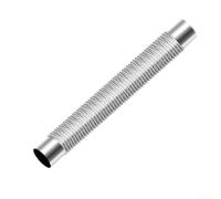 Codo de tubo de chimenea de acero inoxidable 304 de 90 grados, resistente al calor, codo para estufa de leña, estufa de pellets, calefacción, 6 x 50 cm, color plateado