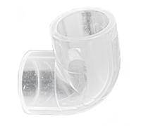 Codo en T recto de 1 pieza, tubo acrílico, tapa final, juntas transparentes for acuario, PMMA resistente a impactos(40mm*16mm)