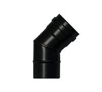 WOLFPACK LINEA PROFESIONAL - Codo Estufa Pellet Vitrificado Ø80 mm 45°