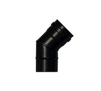 CODO EXOJO PARA ESTUFA PELLET VITRIFICADO 45 º (80 Milímetros Diámetro)